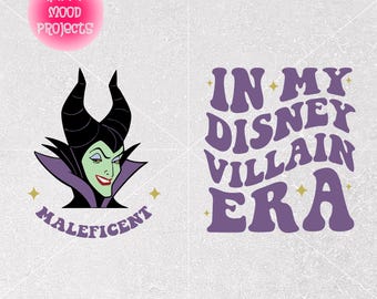 In My Villain Era Shirt Svg Png, Witch Maleficent Svg Png, Family Vacation Svg, Cricut, Silhouette, Instant Download, Cut File, Sublimation