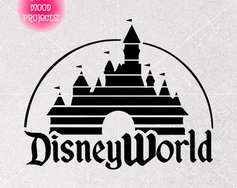 Castillo de Magicall World Svg Png, Viaje de vacaciones familiares Svg, Cricut, Silhouette, Viaje personalizado Svg, Descarga instantánea, Archivo de corte, Sublimación