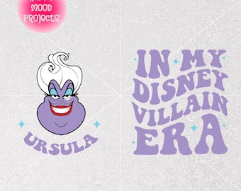 In My Villain Era Shirt Svg Png, Bad Witch Ursula Svg Png, Family Vacation Svg, Cricut, Silhouette, Instant Download, Cut File, Sublimation