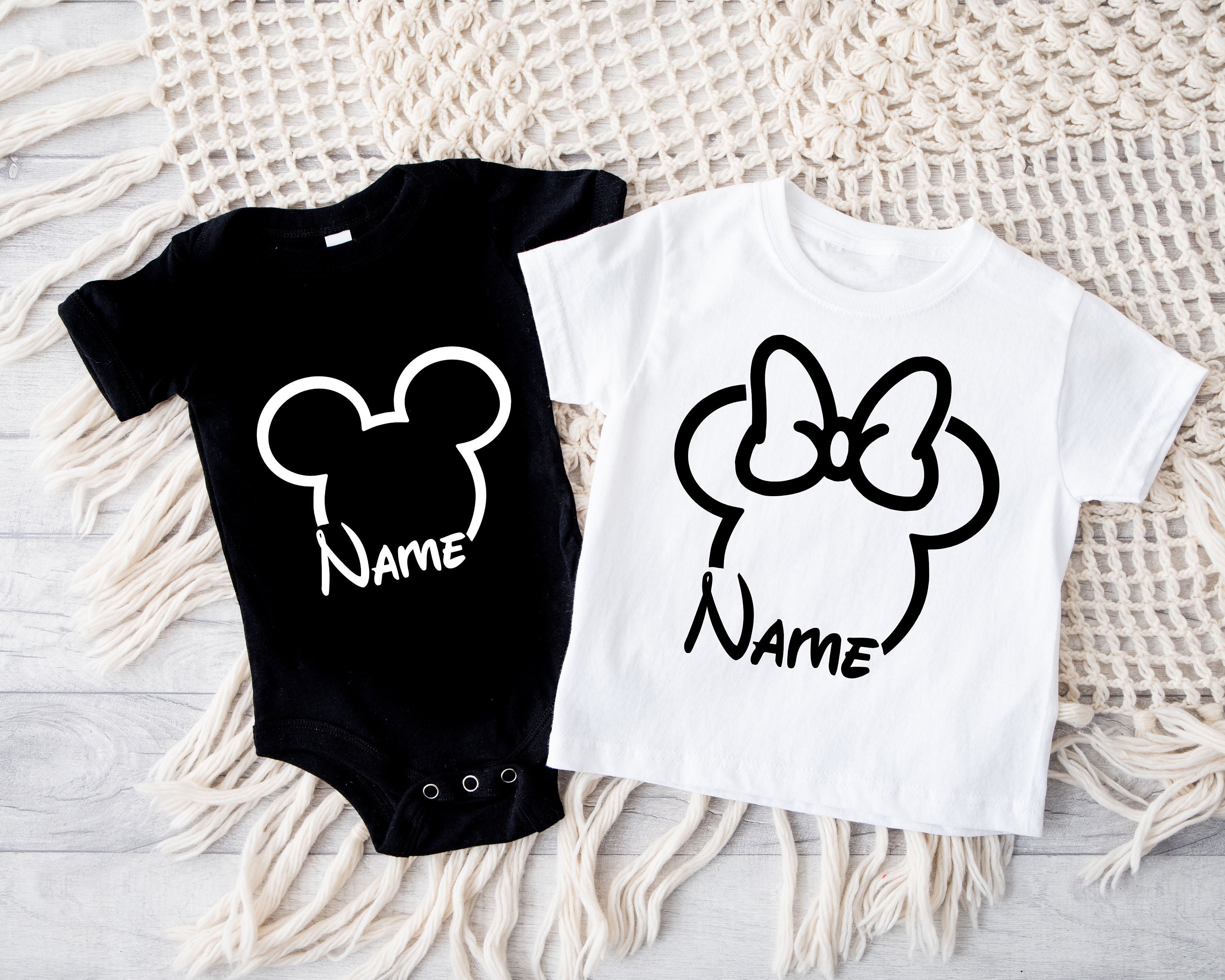 Mickey Name Shirt - Etsy