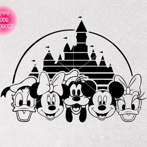 Castle With Friends Svg Png, Family Vacation Trip Svg, Cricut, Silhouette, Customized Trip Svg, Instant Download, Cut File, Sublimation
