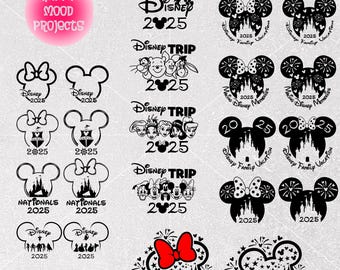 2025 Family Vacation Bundle Svg Png, Cricut, Silhouette, Customized Shirt Svg Png, Instant Download, Cut File, Sublimation, Printable Design