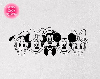 Mickeyy and Friends Svg Png Instant Download Printable Design Svg For Cricut Cutting File Vinyl Cut File