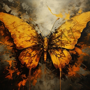 Butterfly Artwork, Set of 10 PNG images in High Resolution, Digital Download Images, Desktop Wallpaper