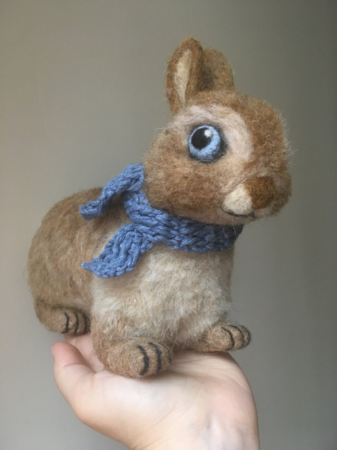 Stuffed Dwark Rabbit Dwarf Rabbit Soft Sculpture / Bunny Toy - Etsy
