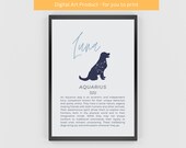 Dog Astrology, Custom Dog Zodiac Sign, Personalized Pet Astrology Sign, Pet Zodiac Sign , Custom Pet Lover Gift, Dog Signs Poster, Pet Gift