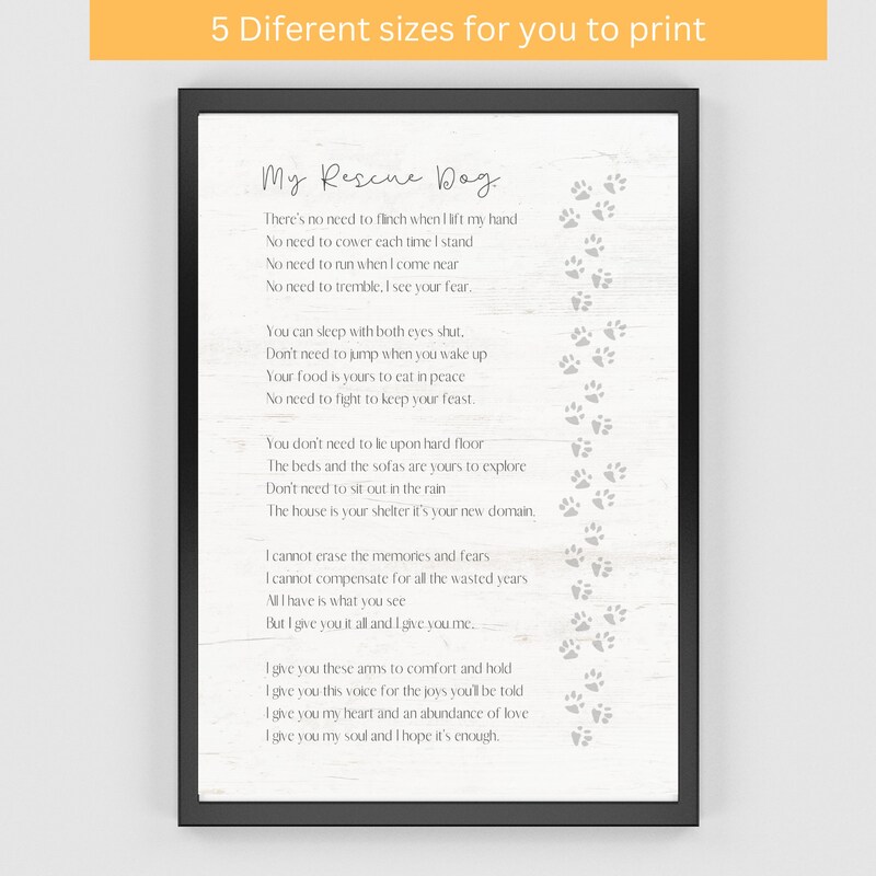 Rescue Dog - Etsy