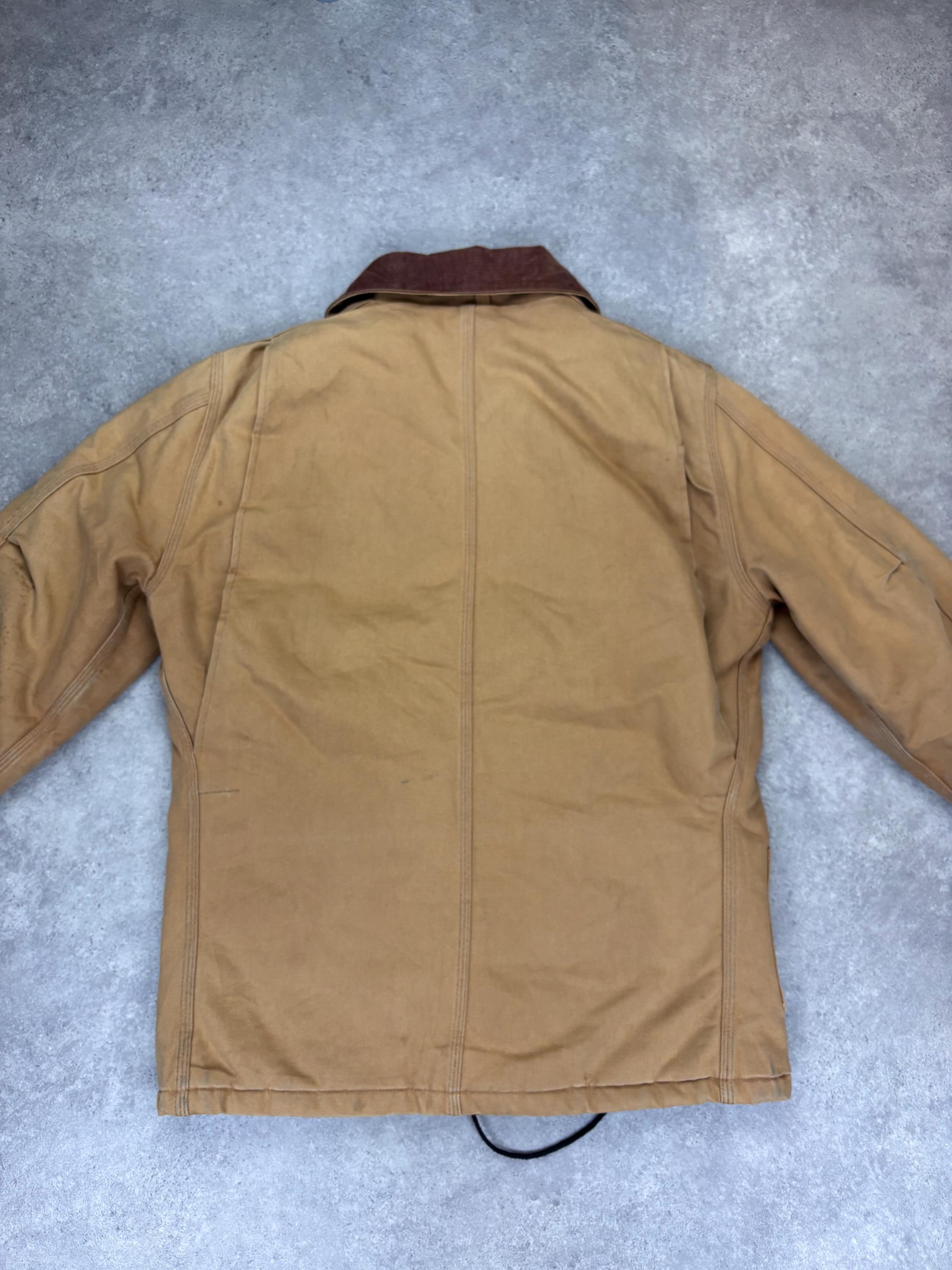 Vintage 1980s Carhartt Duck Jacket | Brown Canvas Workwear Coat