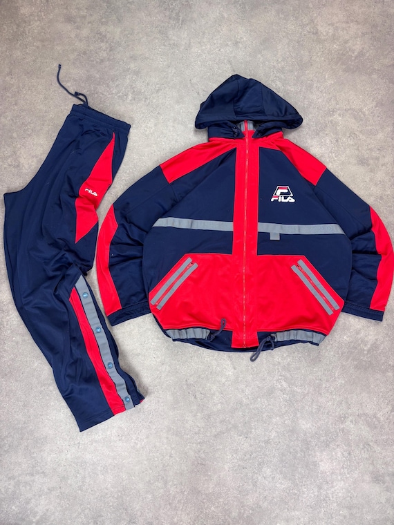 Jacket 90s Fila Tracksuit Vintage Fila Womens Track Suit