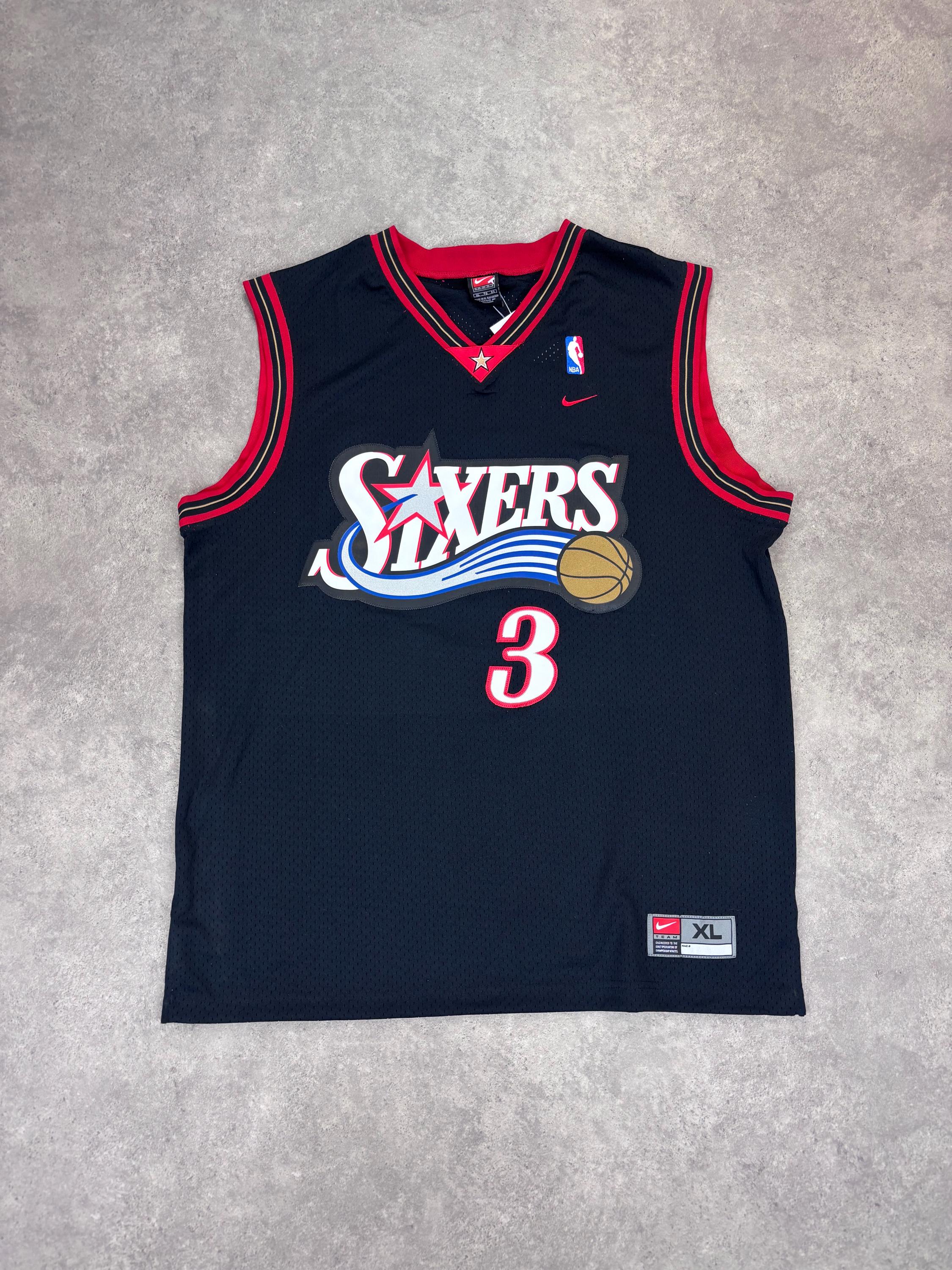 76ers Rarest Champion Jerseys VINTAGE CHAMPION NBA 76ERS #1 JERSEY