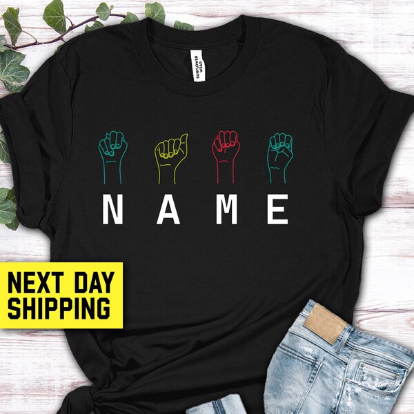 Sign Language Shirt - Etsy