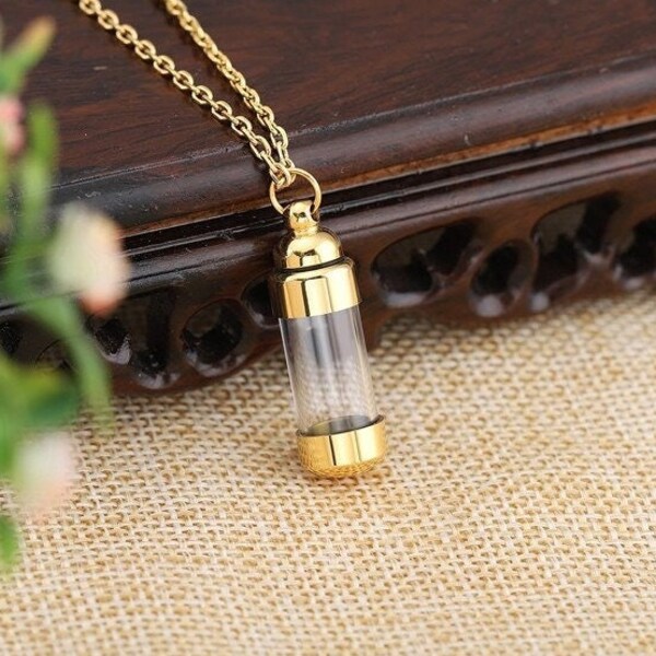 Vial Necklace Etsy