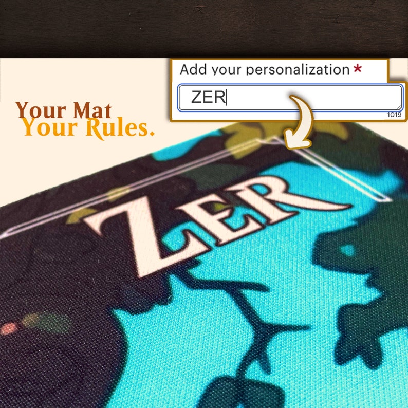 Emrakul Vs Squirrels TCG Playmat Personalized Text MTG Playmat With