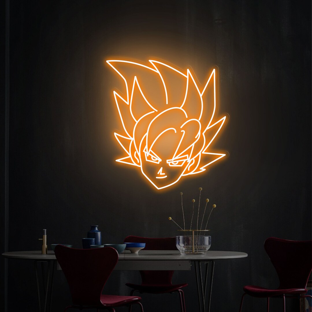 Dragon Ball Z Neon Sign Goku Neon Lights Anime Neon Sign - Etsy