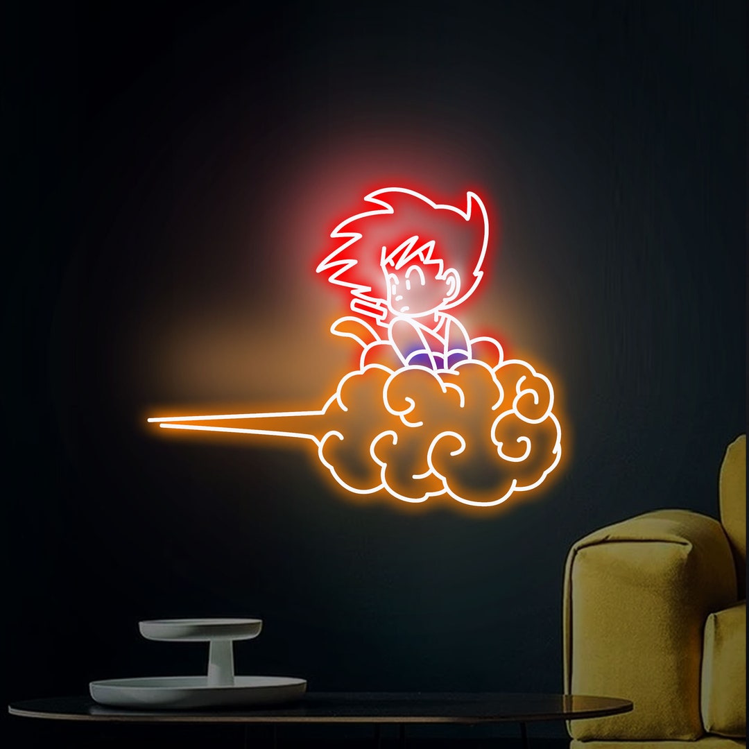 Dragon Ball Z Neon Sign Goku Neon Lights Anime Neon Sign - Etsy