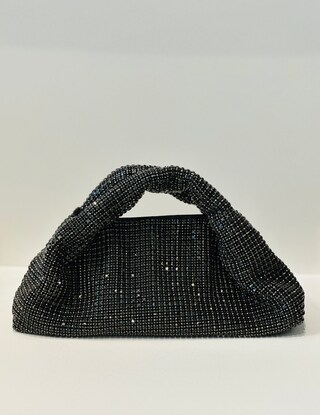 Borsetta Da Sera Vintage CORIOS Anni '20 - Pochette Con Perline E Paillettes, Tracolla Staccabile, Blu