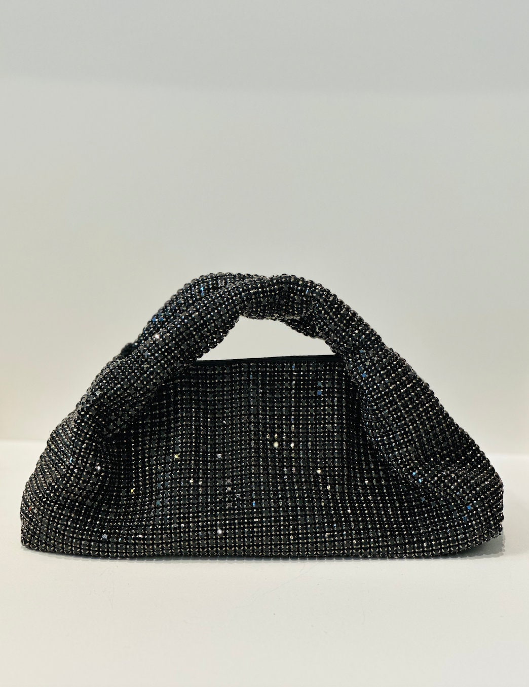 Borsetta Da Sera Vintage CORIOS Anni '20 - Pochette Con Perline E Paillettes, Tracolla Staccabile, Blu