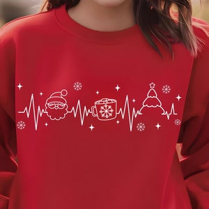 Santa Hot Cocoa Choinka Svg, Projekt Świętego Mikołaja Svg, Sezon Bożego Narodzenia Svg, Retro Święta Svg, Santa Hot Cocoa Svg