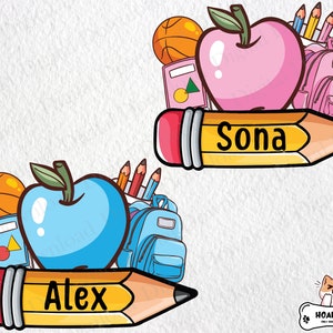 Personnalisation de la rentrée scolaire png pour les enfants, premier jour d'école png, cadeau pour garçon et fille, cadeau d'enseignant étudiant, maternelle png