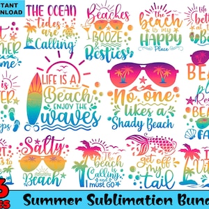 Summer Png Svg Bundle, Beach Life Png Svg, Aloha Png, Summer Svg Png, Resting Beach Face, Beach Vibes Svg, Vacation Png, Cricut Svg Beach