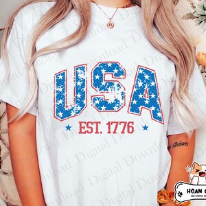 USA ESL 1776 Svg, 4th of July Svg, Vintage USA Distressed 1776 ...