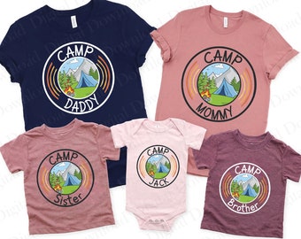 Custom Camp Family Matching Png, Custom Camp Team Png, Camping Family Trip, Camping Crew Png, Summer Camping Png, Camping Gift