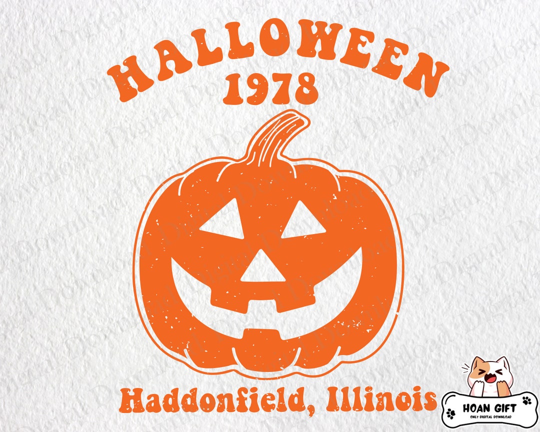 Halloween 1978 Pumpkin Svg, Jack O Lantern Svg, Spooky Gift Myers ...