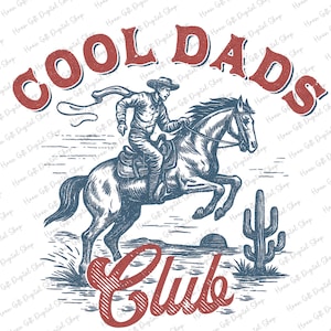 Western Der coole Vater Png, Stierschädel Png, Erstaunlicher Vater Png, Vaterliebhaber, Retro Western Dad Shirt Png, glücklicher Vatertag, trendige Dad Designs