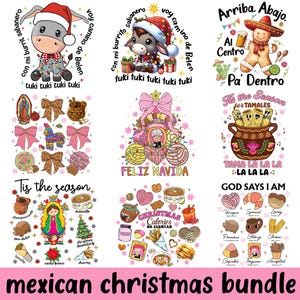Paquete de Navidad mexicana PNG, Esta es la temporada Paquete de Navidad mexicana PNG, Chocolate mexicano PNG, Árbol de Navidad de Pan Dulce PNG