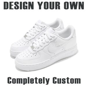 Custom Air Force 1 Sneakers, Custom Hand Painted AF1 Sneakers, Pesonalized Sneaker, Free Shipping