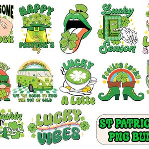 St Patrick's Day Rolling Up Some Png Bundle, Funny St Patrick's Sublimation, St Patrick's Day Png, Retro St Patrick's Sublimation