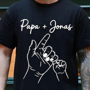 Gepersonaliseerde vader en zoon png, vuiststootset png, vader hand vuiststoot png, Vaderdag png, aangepaste naam, vaderdag png, beste vader ooit png