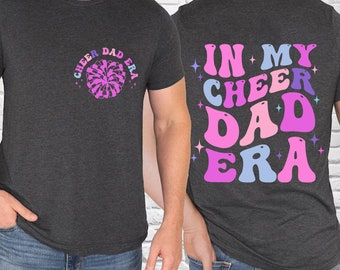 In My Cheer Dad Era Svg, Groovy Fathers Day Svg, Dad Day Svg, Fatherhood Svg, Dad Svg, Pocket Included, Cheerleading Svg, Retro Cheer Dad