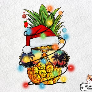 Patriotic Pineapple Sunglasses Christmas In July Png, Beach Vacation Png, America Pineapple Png, Tropical Png Files, Independence Day Png,