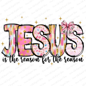 Jesús es la razón de la razón Png, diseño navideño rosa Png, feliz navidad Png, Navidad Png, versículo bíblico Png, Navidad cristiana