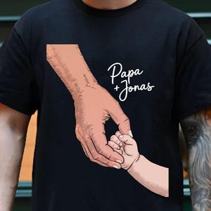 Personalizowany Papa Png, Prezenty Dla Taty Png, Zestaw Fist Bump Png, Maluch Dziecko, Projekt Na Dzień Ojca, Ręka Papa I Dzieci, Ręka Taty I Dzieci