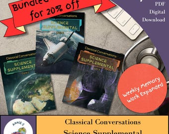 CC Science Supplemental Bundle | All Cycles (1-3) | Homeschool PDF Digital Download | Classical Conversations