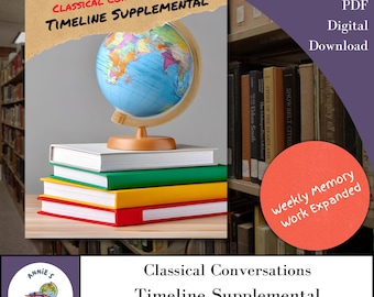 CC Timeline Supplemental | Homeschool PDF Digital Download | Foundations | Classical Conversations