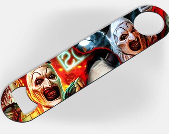 Terrifier Art the Clown - Bottle Opener - Bar Blade - Bar - Horror Movie Characters - Halloween - creepy - spooky - Trick or Treat - Scary