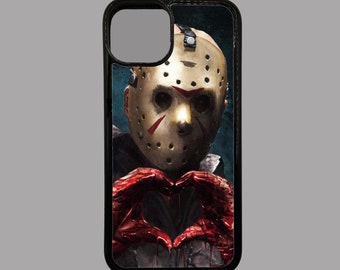 Jason Voorhees Heart Hands - Horror Movie Characters - Horror flexible iPhone Case - Halloween - creepy - spooky - Trick or Treat - Scary