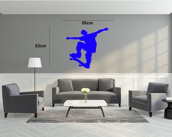 Skate boarding skater - Living room Bedroom wall sticker decal