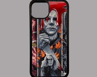 Michael Myers and Laurie Strode - Horror flexible iPhone Case - Halloween - creepy - spooky - Trick or Treat - Scary