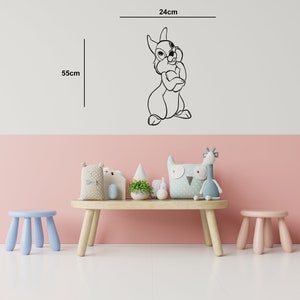 Thumper rabbit cartoon kids - Living room Bedroom wall sticker decal