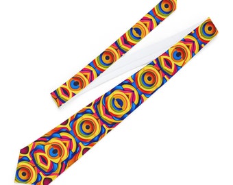 Abstract rainbow Necktie