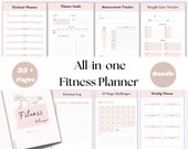 Ultimate Printable Fitness Planner, Weight Loss Tracker, Meal Planner, Workout Schedule, A4 Training Diary, Exercise Journal, Yoga Planner