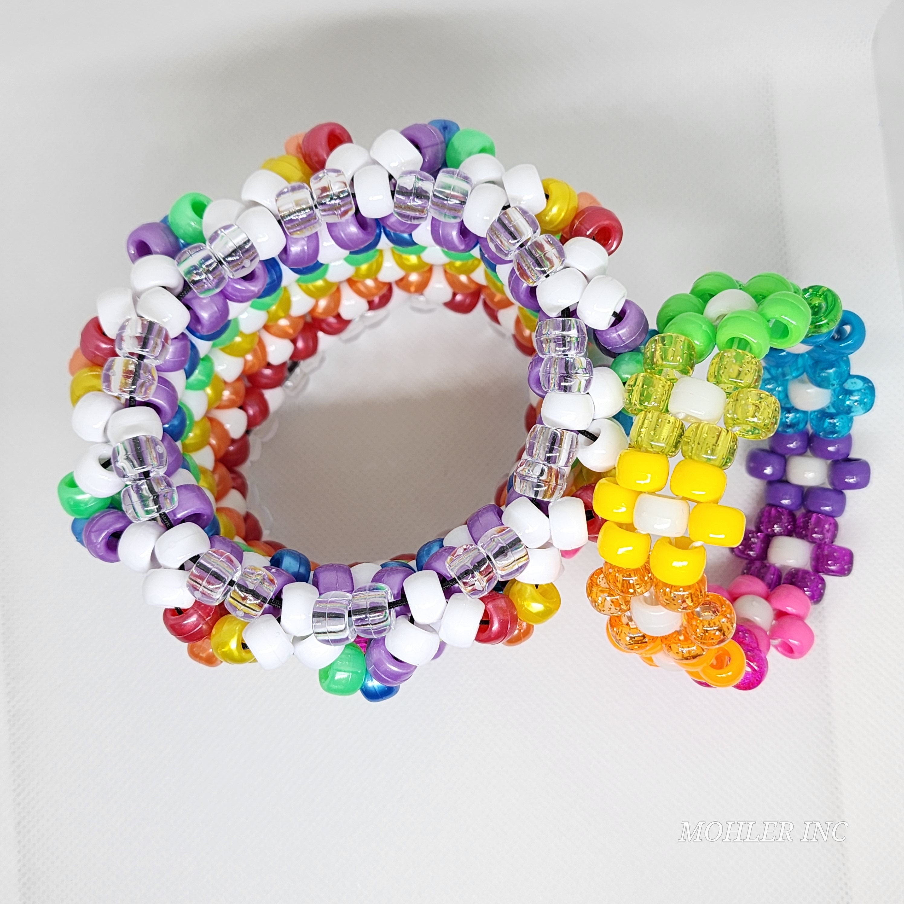 Rotating Kandi Mini Cuff and Flower Cuff - Etsy