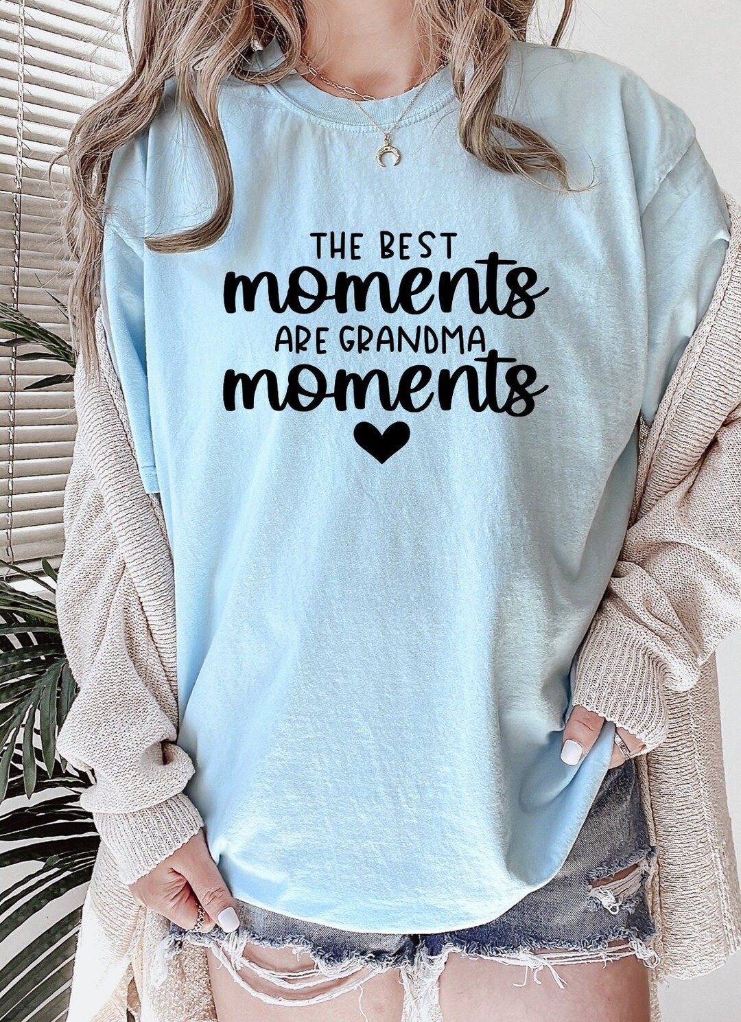 The Best Moment Are Grandma Moments, Short Sleeve, Tee, Tshirt
