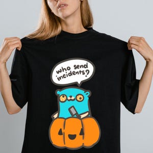 Funny Halloween Png, Gopher in Pumpkin Shirt Designs, Halloween Gopher Sublimation, Angry Gopher with incident, Digital Download PNG Files