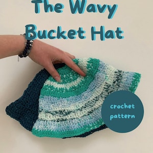 Haakpatroon voor The Wavy Bucket Hat - digitale download