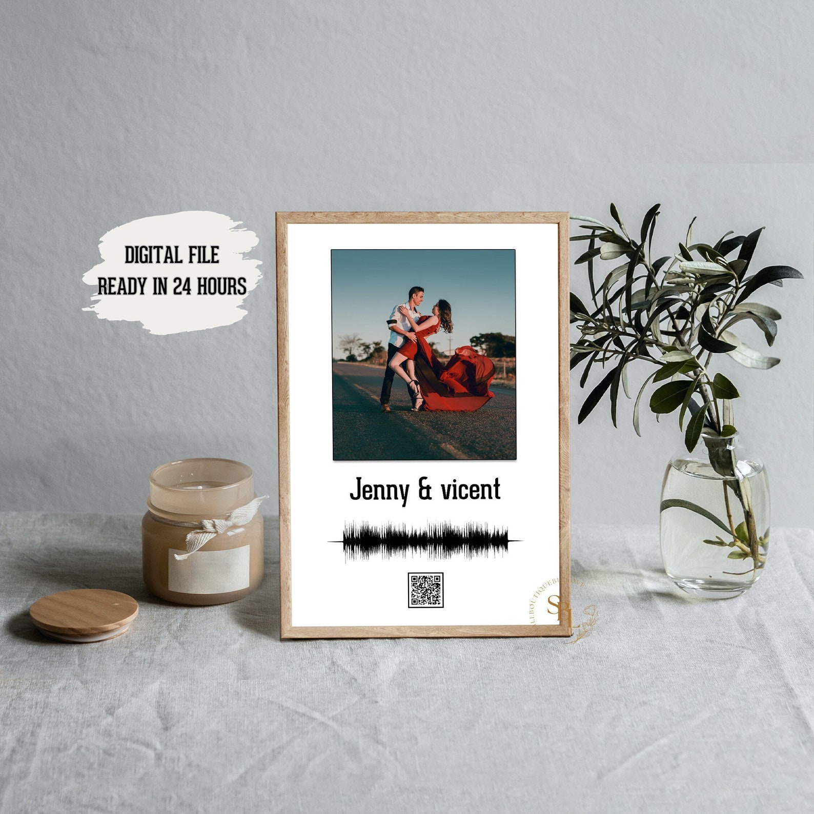 1. Custom Song Code Plaque – A Tune to Remember